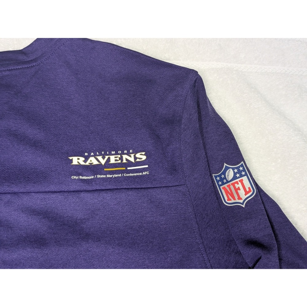 Baltimore Ravens Nike NFL On Field Dri-Fit Long Sleeve Shirt Men's L, NWT - Picture 7 of 12
